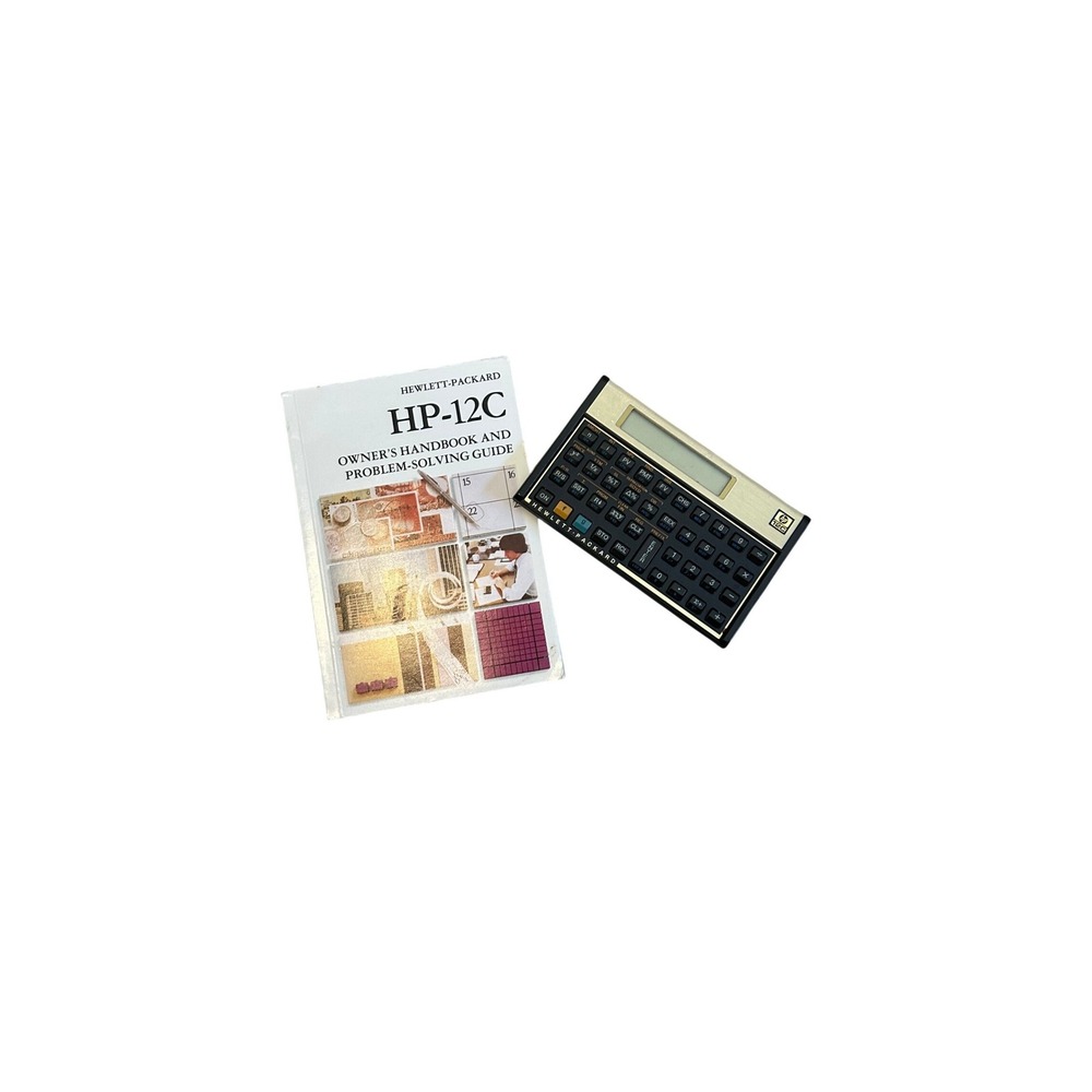HEWLETT PACKARD HP-12C Financial‎ Calculator Owner's Handbook Guide